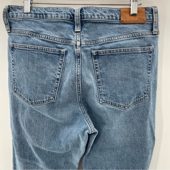 J. Crew Slim Boyfriend Jeans Medium Light Wash Ankle Cropped Boho Preppy Size 29 - Picture 8 of 15